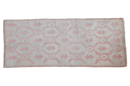 2.5x6.5 Vintage Distressed Oushak Rug Runner