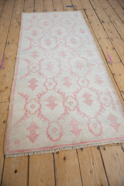 2.5x6.5 Vintage Distressed Oushak Rug Runner