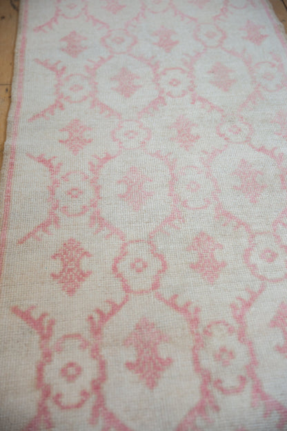 2.5x6.5 Vintage Distressed Oushak Rug Runner