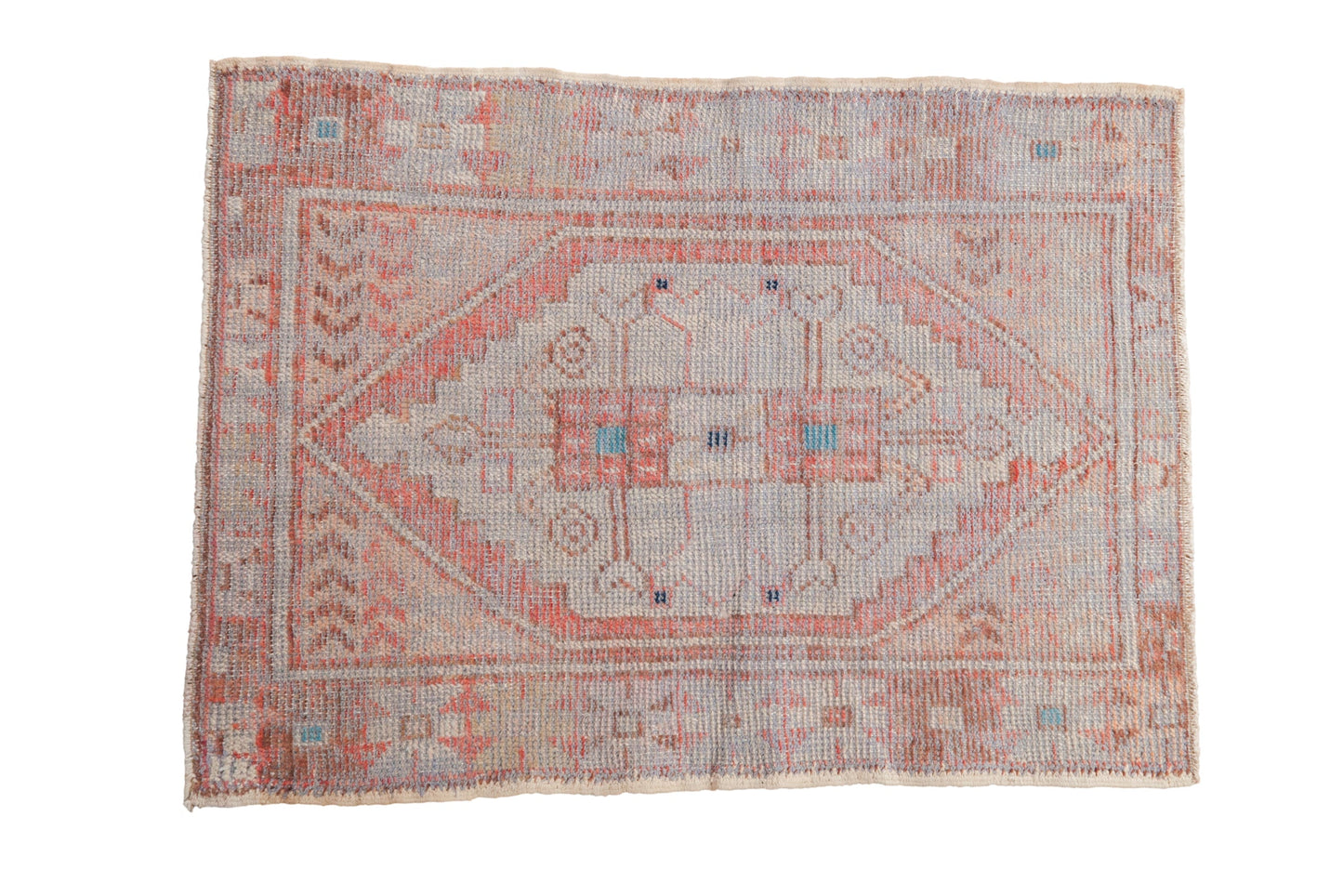 2.5x3.5 Vintage Distressed Oushak Rug