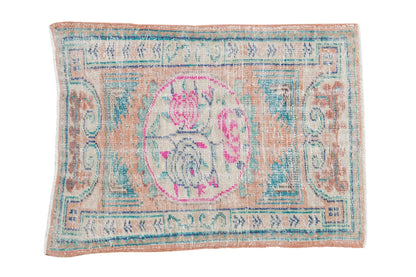 2.5x3.5 Vintage Distressed Oushak Rug