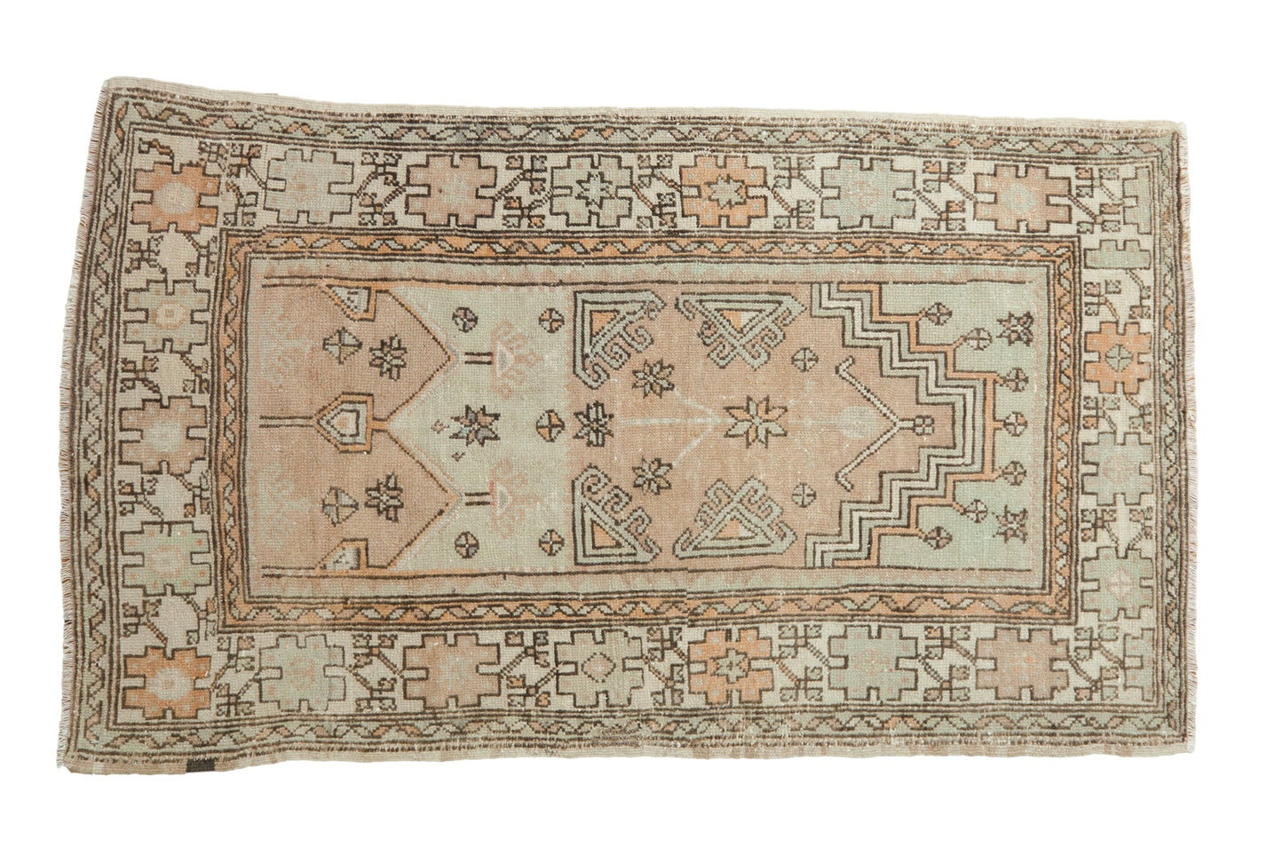 3x5 Vintage Distressed Oushak Rug