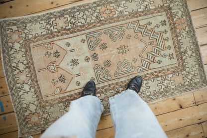 3x5 Vintage Distressed Oushak Rug