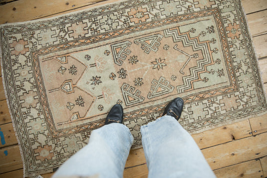 3x5 Vintage Distressed Oushak Rug