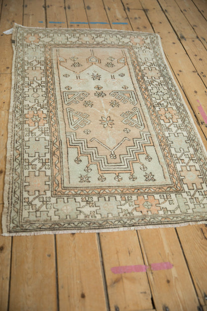 3x5 Vintage Distressed Oushak Rug