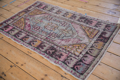2.5x4 Vintage Distressed Oushak Rug