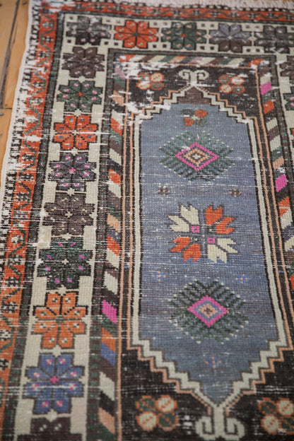 2.5x5 Vintage Distressed Oushak Rug Runner