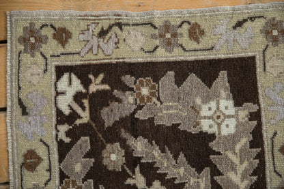 2x2 Vintage Distressed Oushak Square Rug Mat