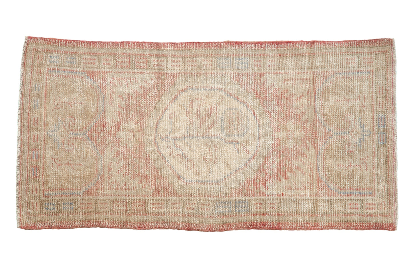 2x4.5 Vintage Distressed Oushak Rug Runner