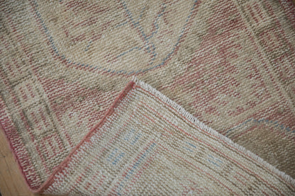 2x4.5 Vintage Distressed Oushak Rug Runner