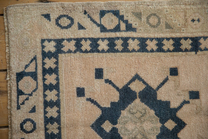 2x2 Vintage Distressed Oushak Square Rug Mat