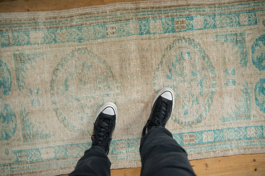 2.5x5 Vintage Distressed Oushak Rug Runner