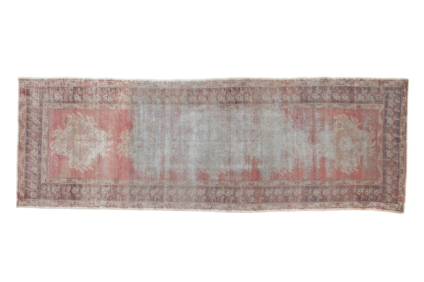 3x9 Vintage Distressed Oushak Rug Runner