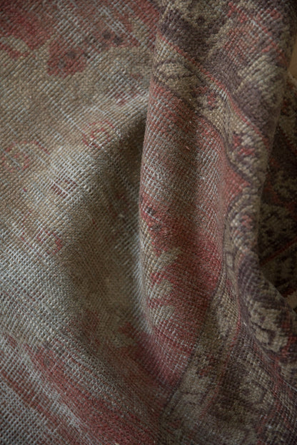 3x9 Vintage Distressed Oushak Rug Runner