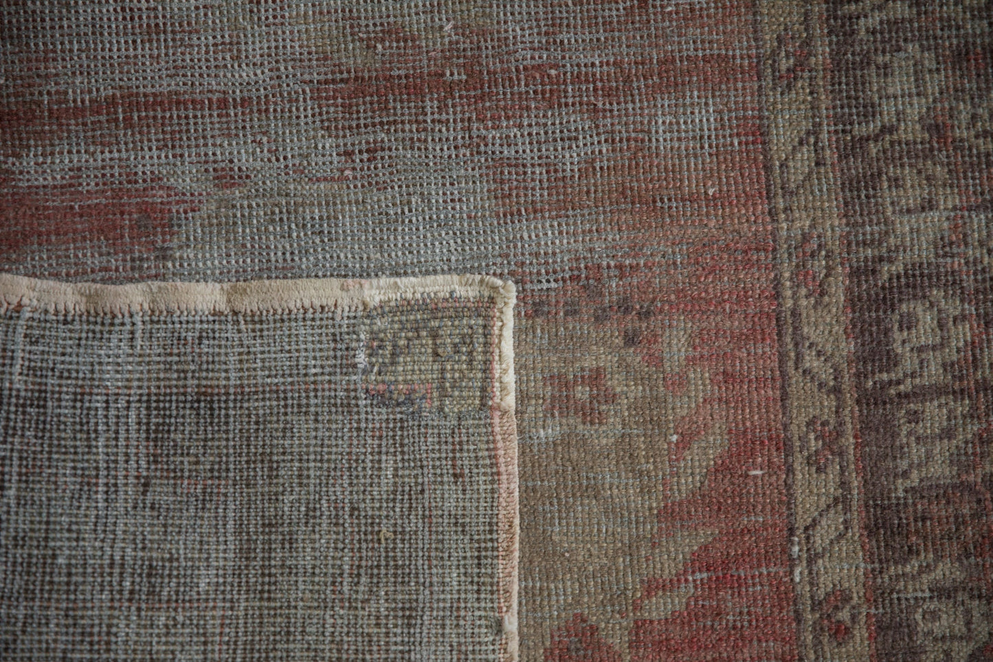 3x9 Vintage Distressed Oushak Rug Runner