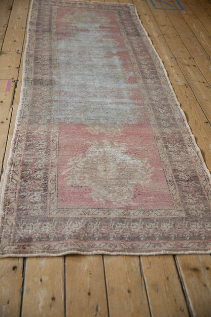 3x9 Vintage Distressed Oushak Rug Runner