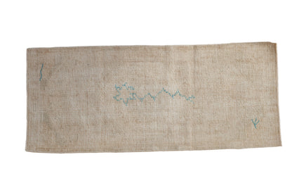 2x4.5 Vintage Distressed Oushak Rug Runner