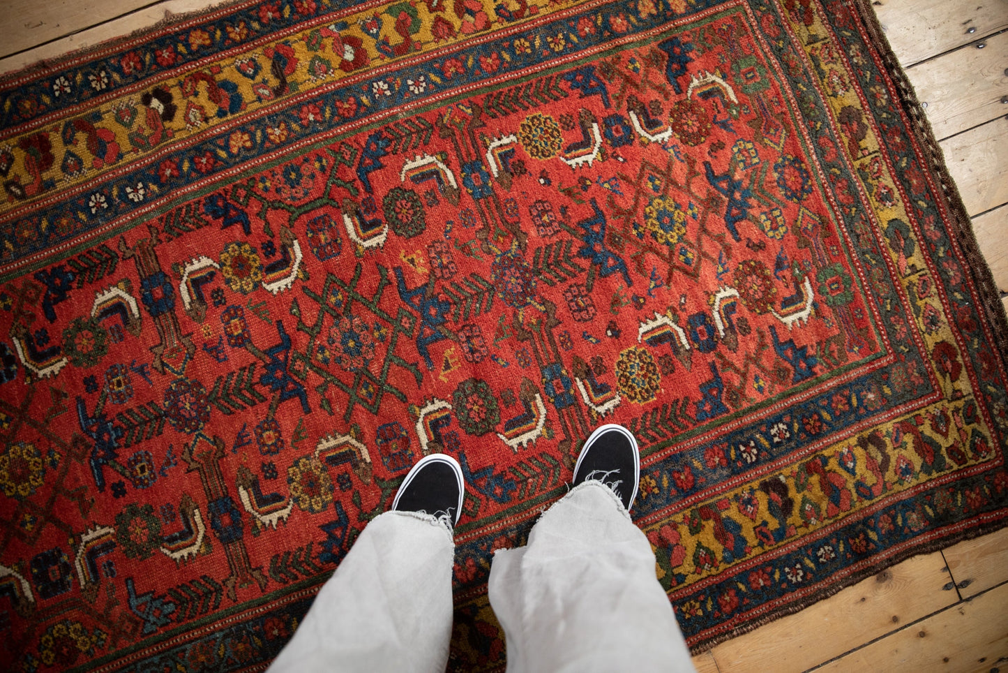 4x7.5 Antique Kurdish Bijar Rug