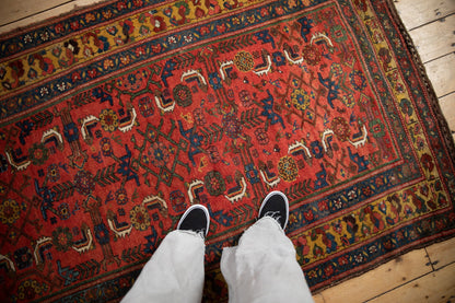 4x7.5 Antique Kurdish Bijar Rug