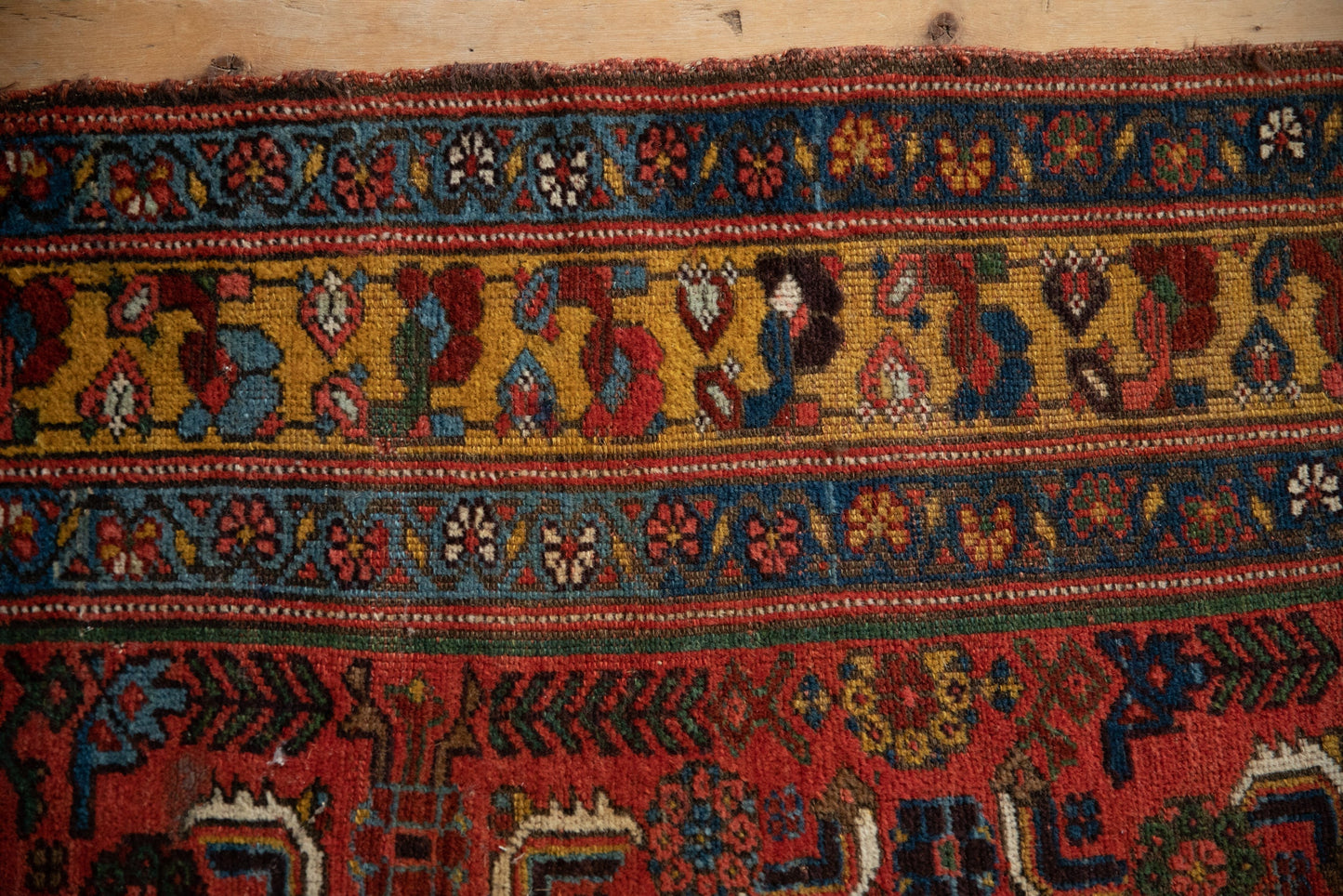 4x7.5 Antique Kurdish Bijar Rug