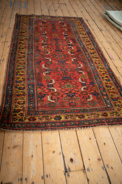 4x7.5 Antique Kurdish Bijar Rug