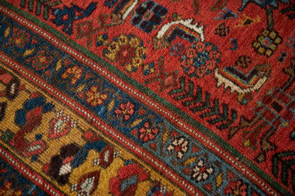 4x7.5 Antique Kurdish Bijar Rug