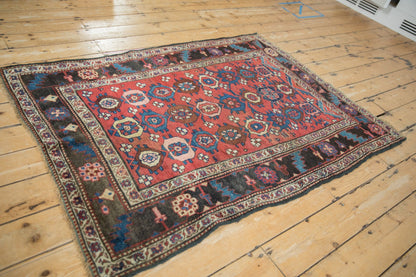 4x5.5 Antique Kurdish Bijar Rug