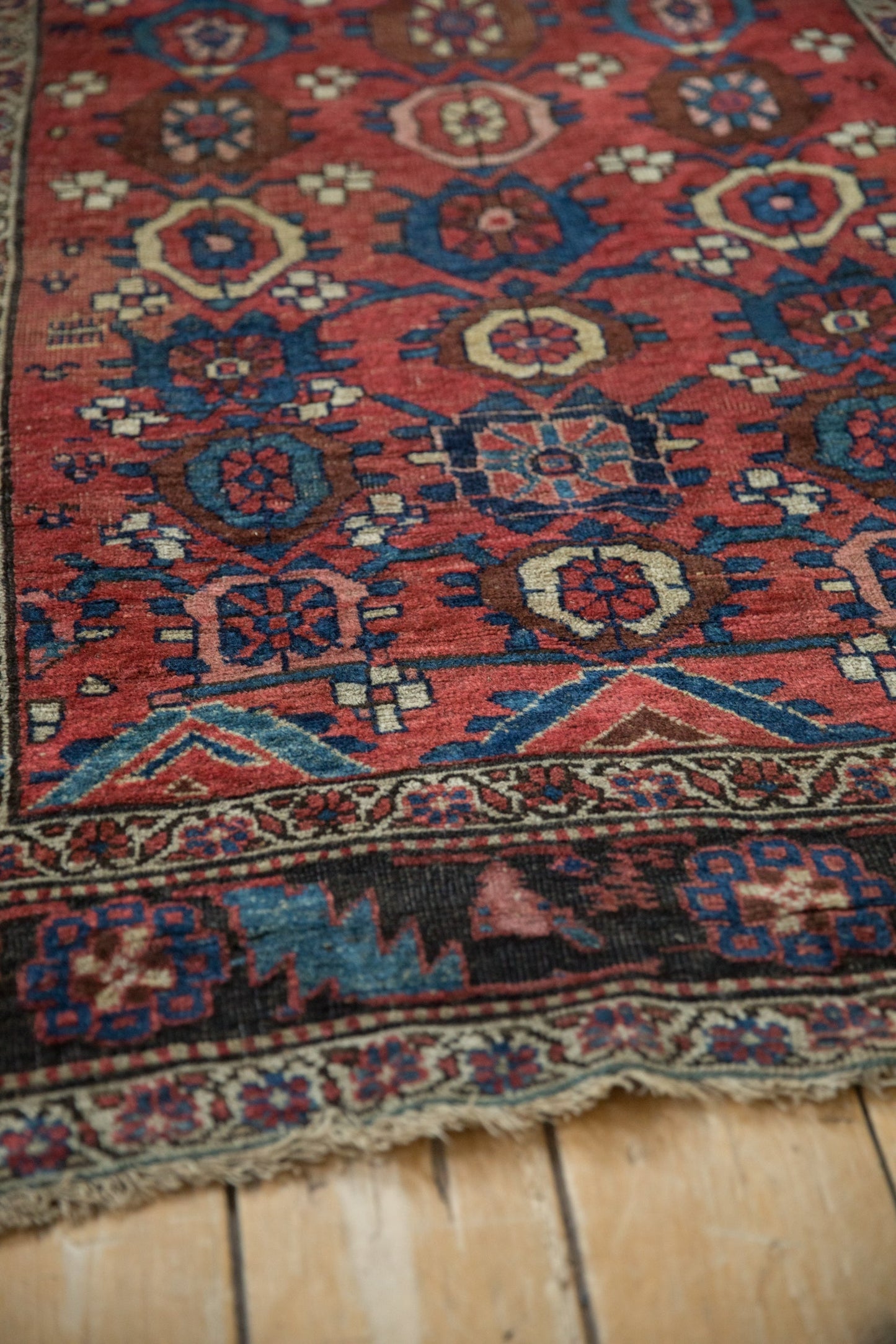 4x5.5 Antique Kurdish Bijar Rug