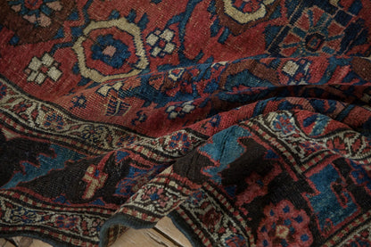 4x5.5 Antique Kurdish Bijar Rug