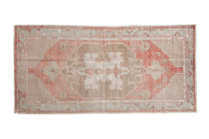 2.5x5.5 Vintage Distressed Oushak Rug Runner