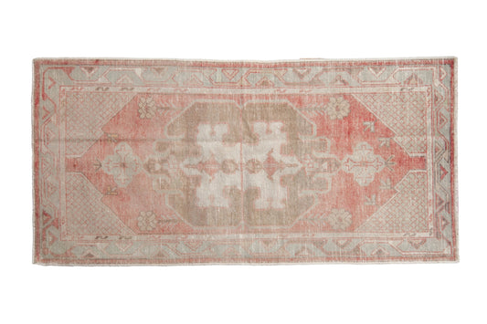 2.5x5.5 Vintage Distressed Oushak Rug Runner