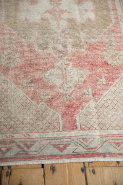 2.5x5.5 Vintage Distressed Oushak Rug Runner