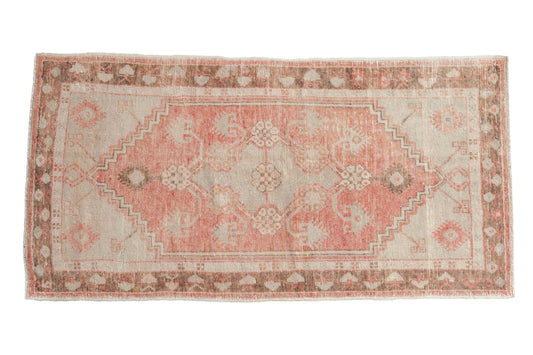 2.5x5 Vintage Distressed Oushak Rug Runner