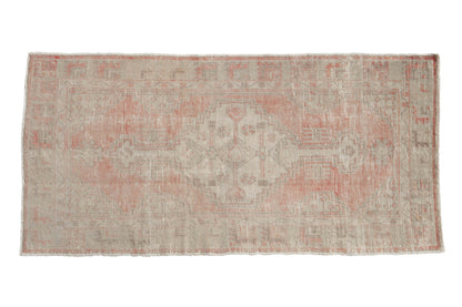 2.5x5 Vintage Distressed Oushak Rug Runner