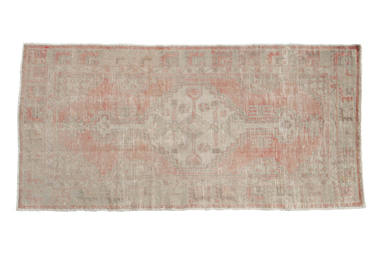 2.5x5 Vintage Distressed Oushak Rug Runner