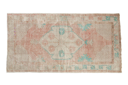 2.5x5 Vintage Distressed Oushak Rug Runner