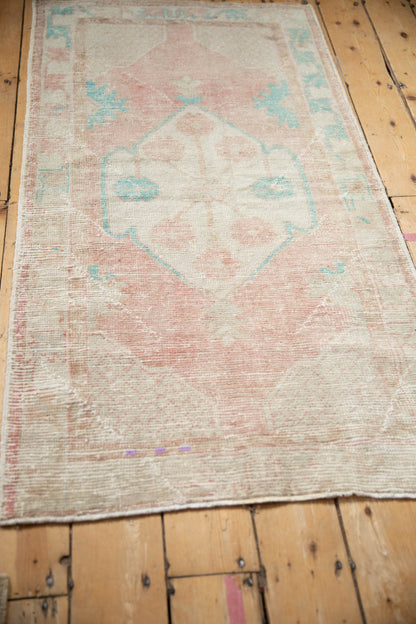 2.5x5 Vintage Distressed Oushak Rug Runner