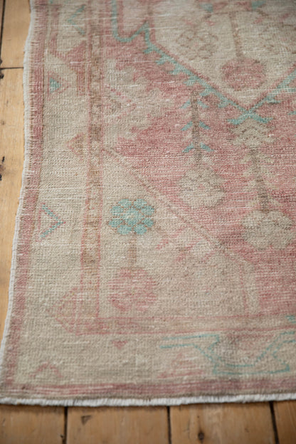 2.5x5.5 Vintage Distressed Oushak Rug Runner