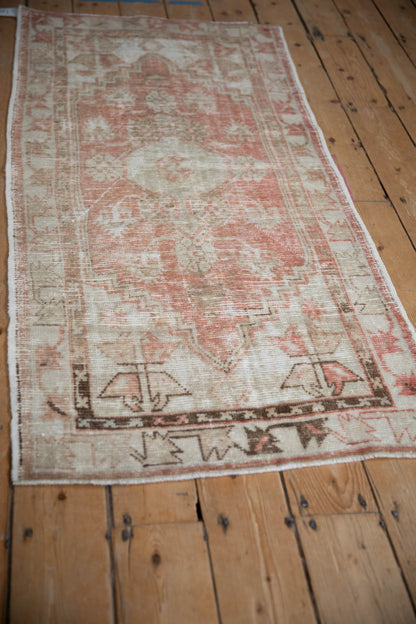 2.5x5.5 Vintage Distressed Oushak Rug Runner