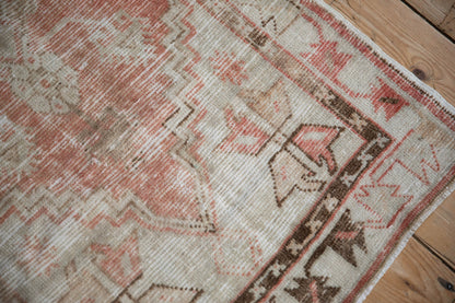 2.5x5.5 Vintage Distressed Oushak Rug Runner