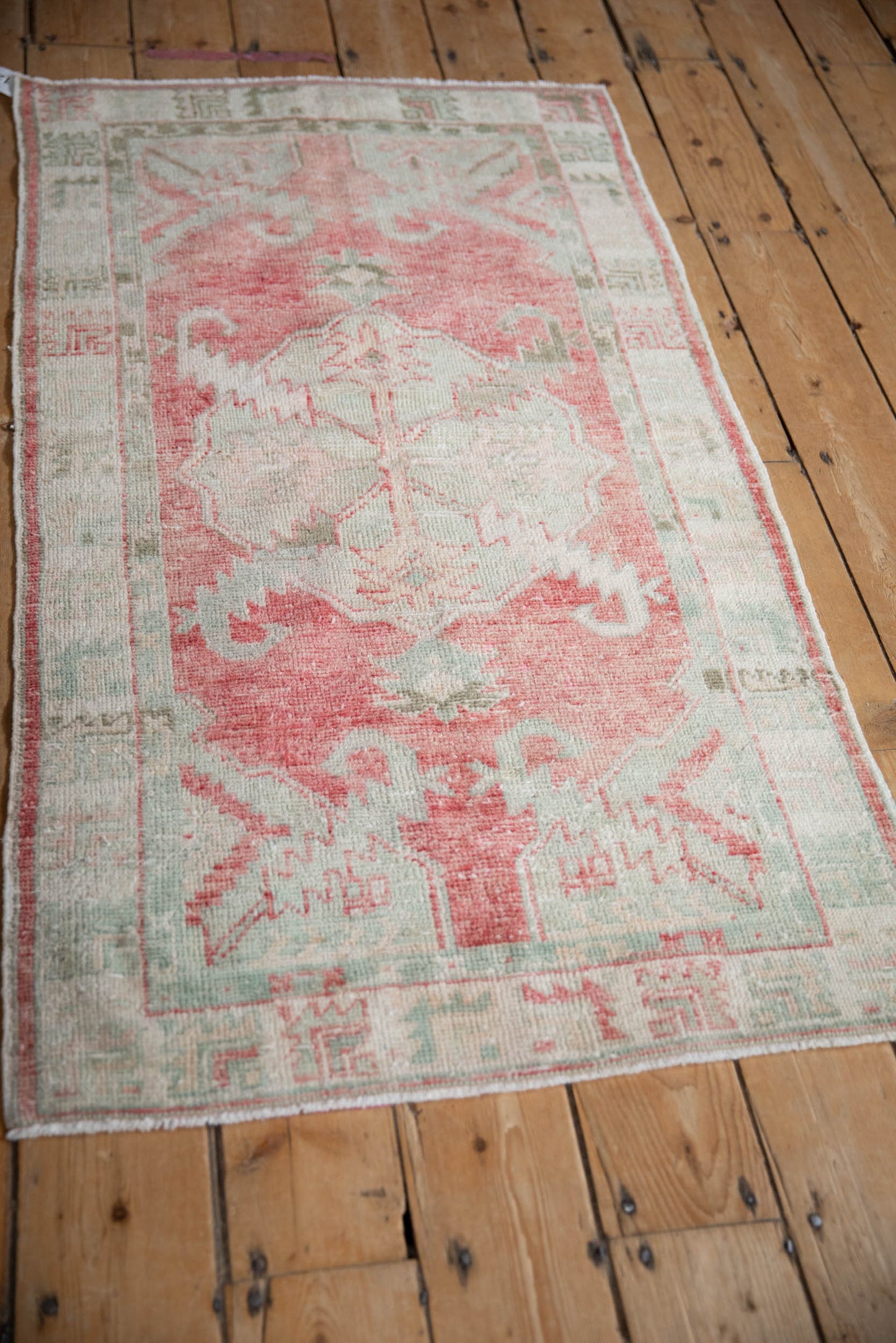 2.5x5 Vintage Distressed Oushak Rug Runner