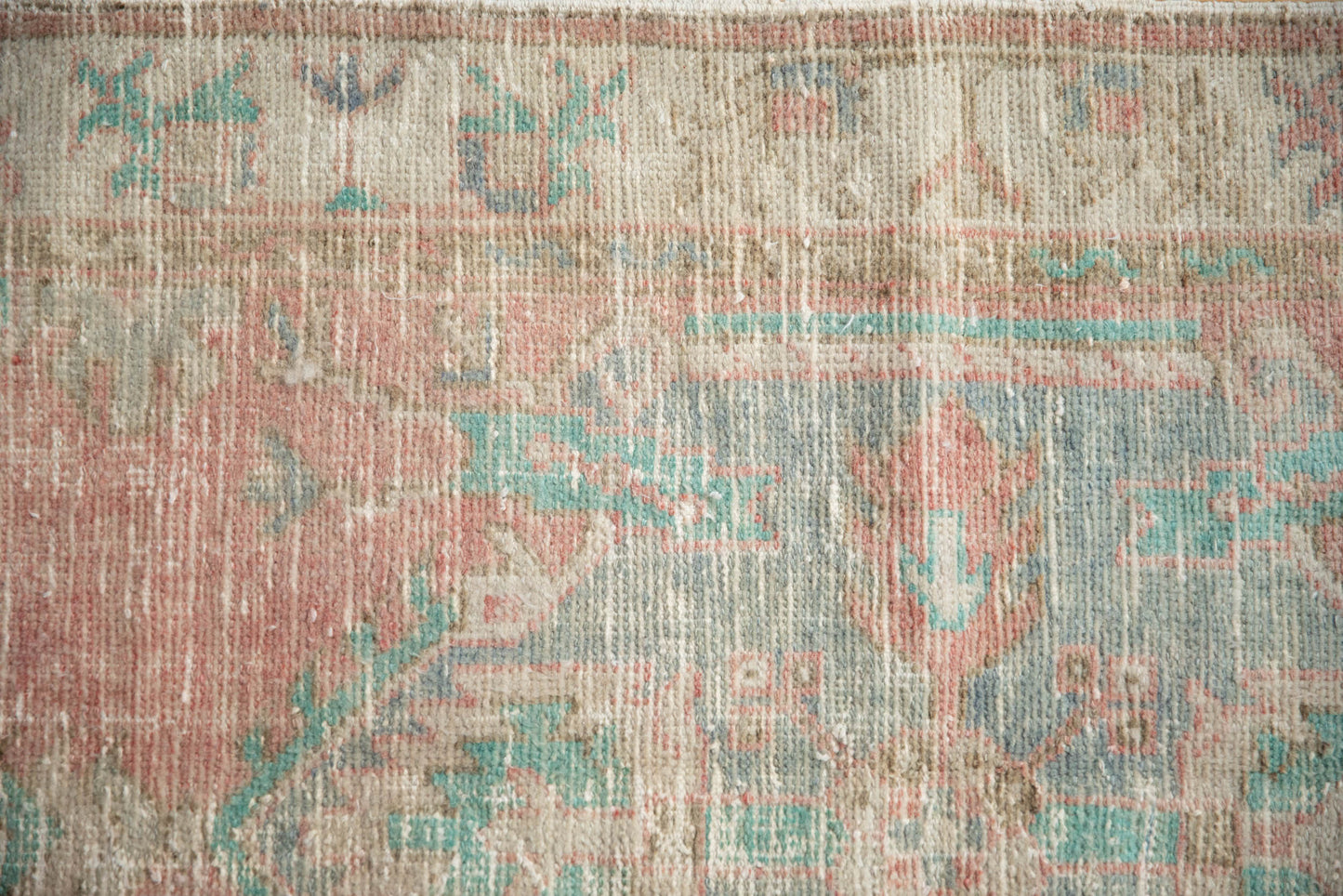 2.5x5.5 Vintage Distressed Oushak Rug Runner