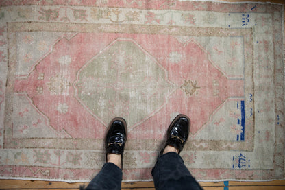 3x5 Vintage Distressed Oushak Rug