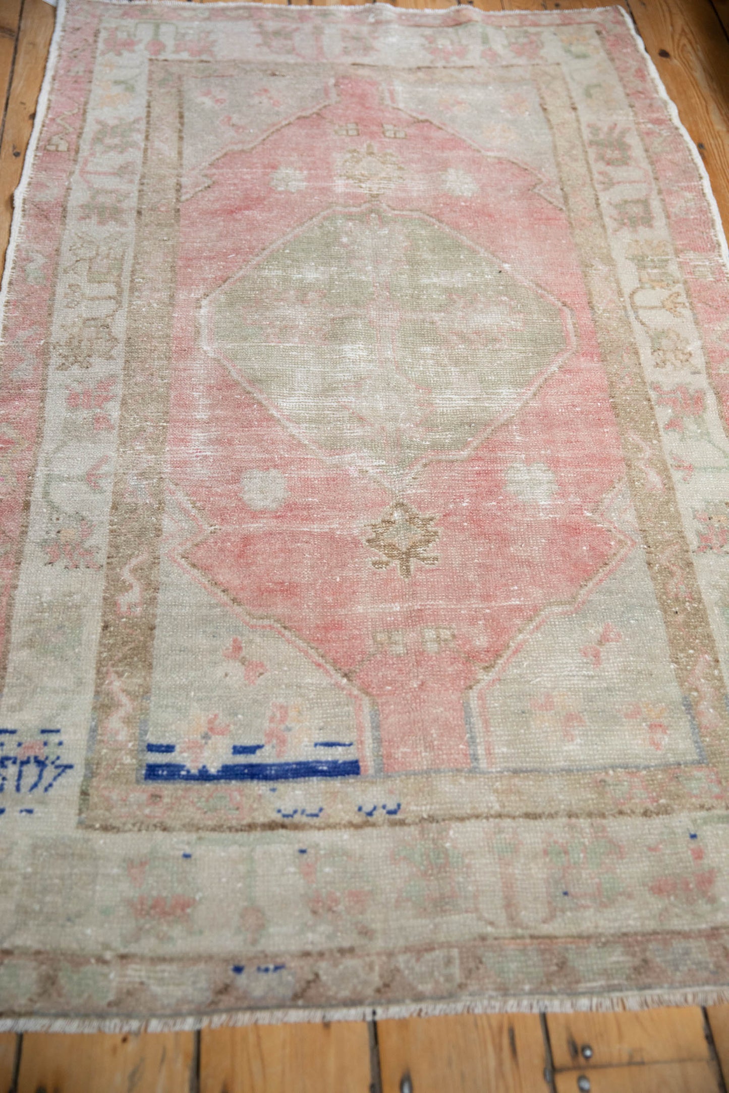 3x5 Vintage Distressed Oushak Rug