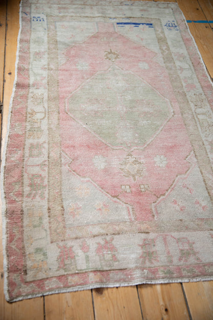 3x5 Vintage Distressed Oushak Rug