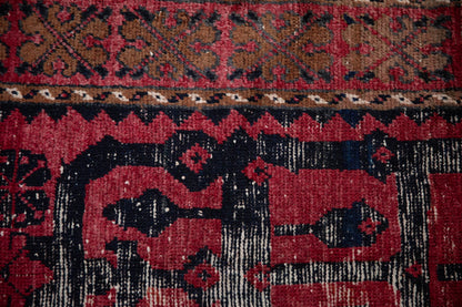 2.5x4.5 Vintage Distressed Oushak Rug