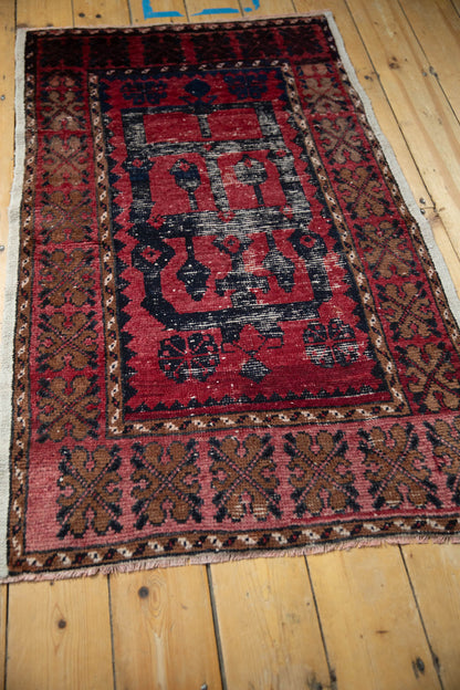 2.5x4.5 Vintage Distressed Oushak Rug
