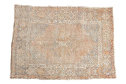 2.5x4 Vintage Distressed Oushak Rug