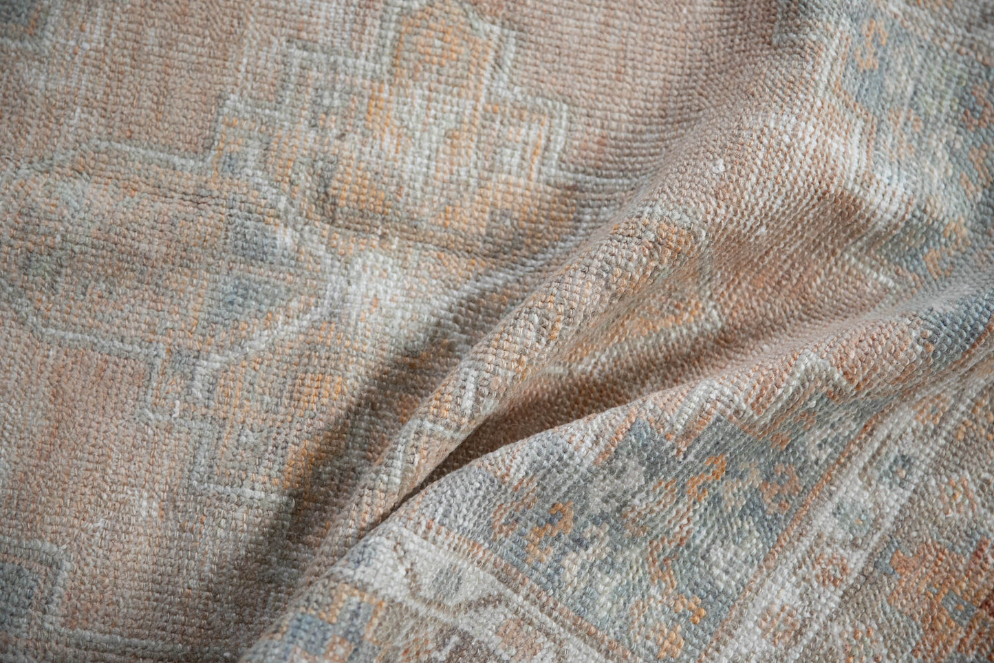 2.5x4 Vintage Distressed Oushak Rug