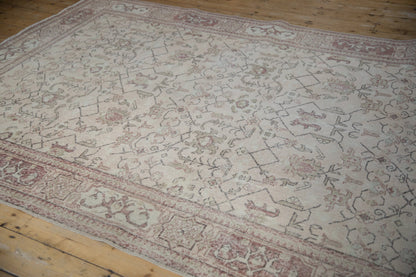 7x10.5 Vintage Distressed Oushak Carpet